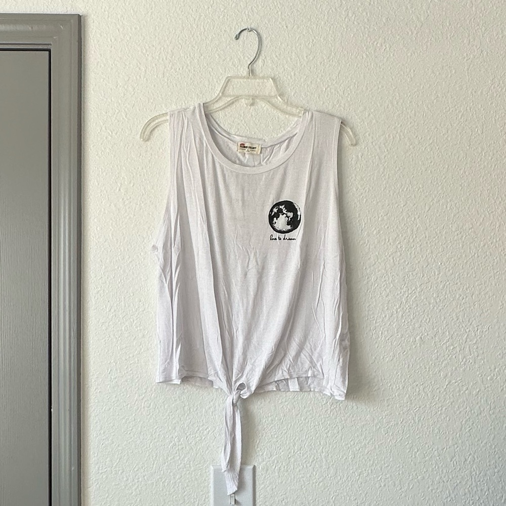 Love to Dream Tie Front Tank - XL